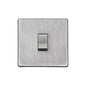 Studio Range Satin Chrome Switches & Sockets, Y33 - 1 Gang Rocker Switch by Heritage Brass By M-Marcus