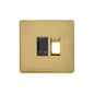 Studio Range Satin Brass Switches & Sockets, Y44 - Switched Spur (13 Amp) by Heritage Brass By M-Marcus