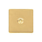 Studio Range Satin Brass Switches & Sockets, Y44 - 1 Gang Toggle Switch by Heritage Brass By M-Marcus