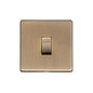 Studio Range Antique Brass Switches & Sockets, Y91 - 1 Gang Rocker Switch by Heritage Brass By M-Marcus