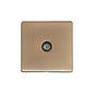 Studio Range Antique Brass Switches & Sockets, Y91 - 1 Gang Non-Isolated TV Coaxial Socket by Heritage Brass By M-Marcus