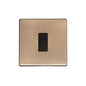 Studio Range Antique Brass Switches & Sockets, Y91 - Unswitched Spur (13 Amp) by Heritage Brass By M-Marcus