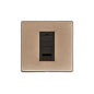 Studio Range Antique Brass Switches & Sockets, Y91 - 1 Gang RJ11 by Heritage Brass By M-Marcus