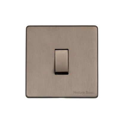 Studio Range Aged Pewter Switches & Sockets, YAP - 20A Double Pole Switch by Heritage Brass By M-Marcus