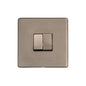Studio Range Aged Pewter Switches & Sockets, YAP - 2 Gang Rocker Switch by Heritage Brass By M-Marcus