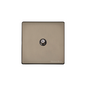 Studio Range Aged Pewter Switches & Sockets, YAP - 1 Gang Satellite Socket by Heritage Brass By M-Marcus