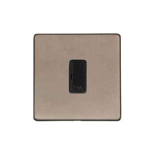 Studio Range Aged Pewter Switches & Sockets, YAP - Unswitched Spur (13 Amp) by Heritage Brass By M-Marcus