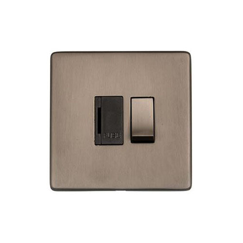 Studio Range Aged Pewter Switches & Sockets, YAP - Switched Spur (13 Amp) by Heritage Brass By M-Marcus