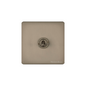 Studio Range Aged Pewter Switches & Sockets, YAP - 1 Gang Intermediate Toggle Switch by Heritage Brass By M-Marcus