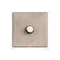 Studio Range Aged Pewter Switches & Sockets, YAP - 1 Gang Dimmer 250 watts (Compatible with halogen/ incandescent bulbs) by Heritage Brass By M-Marcus