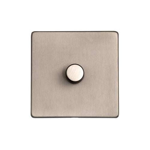 Studio Range Aged Pewter Switches & Sockets, YAP - 1G Multi Location Secondary Dimmer by Heritage Brass By M-Marcus