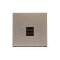 Studio Range Aged Pewter Switches & Sockets, YAP - 1 Gang Secondary Line Socket by Heritage Brass By M-Marcus