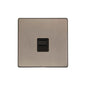 Studio Range Aged Pewter Switches & Sockets, YAP - 1 Gang Master Line Socket by Heritage Brass By M-Marcus