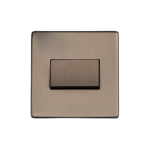 Studio Range Aged Pewter Switches & Sockets, YAP - 6A Triple Pole Fan Isolator Switch by Heritage Brass By M-Marcus