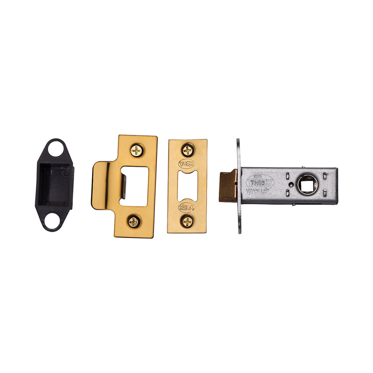 Architectural Tubular Latch 2 1/2" - Matt Black