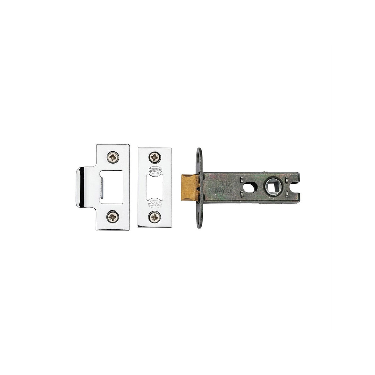 York Architectural Tubular Latch 3" by M Marcus - Heritage Brass