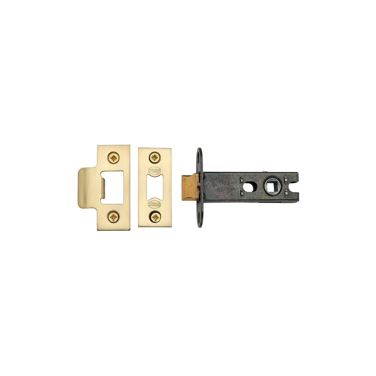 York Architectural Tubular Latch 3" by M Marcus - Heritage Brass