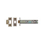 York Architectural Tubular Latch 5" by M Marcus - Heritage Brass