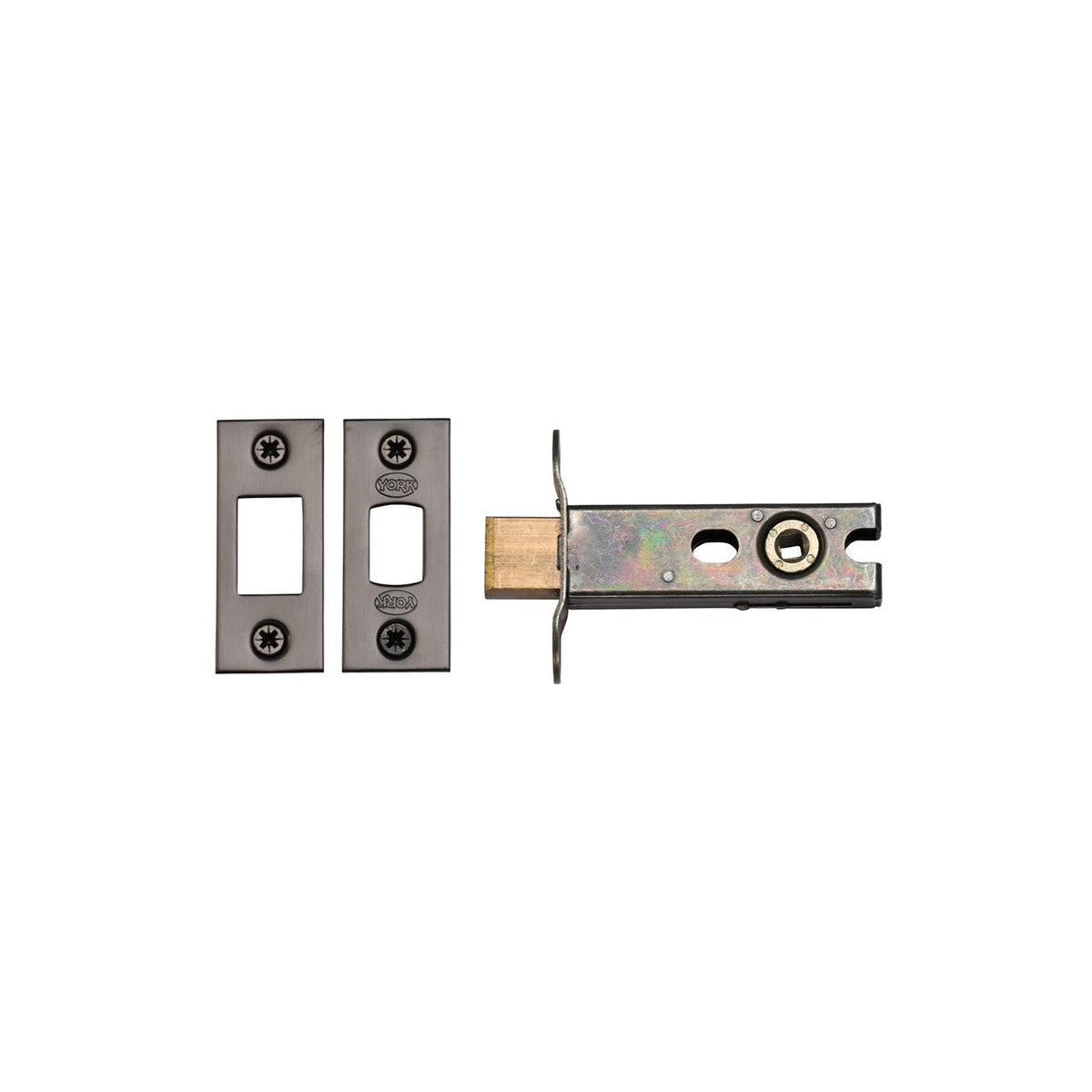 York Architectural Tubular Bathroom Deadbolt 3" by M Marcus - Heritage Brass