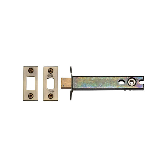 Tubular Bathroom 5" Deadbolt by M Marcus - Heritage Brass