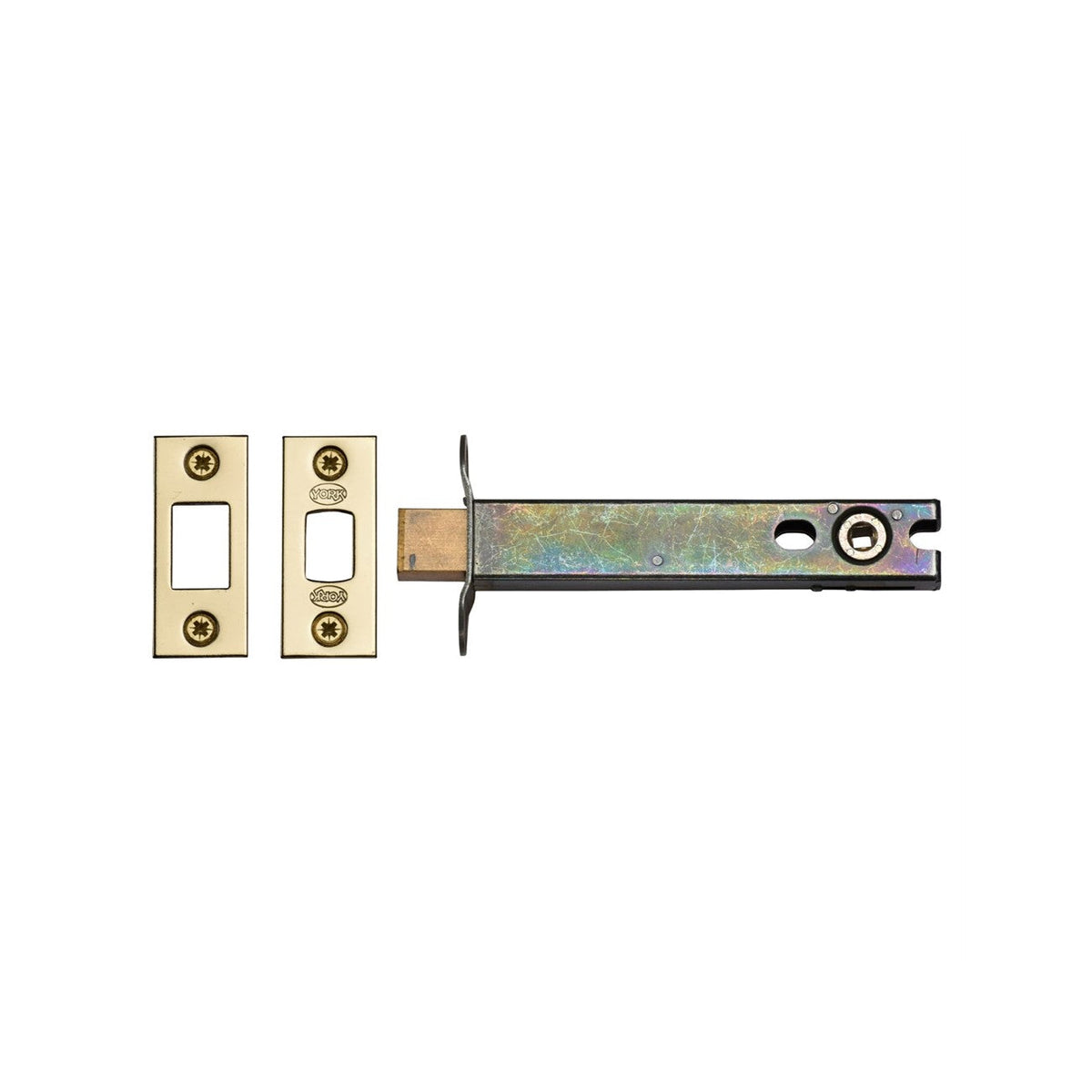 Tubular Bathroom 5" Deadbolt by M Marcus - Heritage Brass
