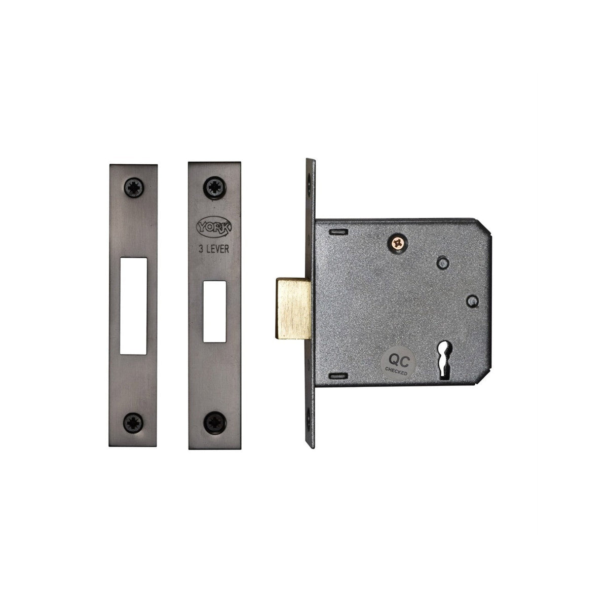3" Deadlock 3 Lever by M Marcus - Heritage Brass