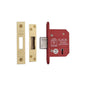 CE York British Standard 5 Lever Deadlock 2 1/2" by M Marcus - Heritage Brass