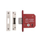 CE York British Standard 5 Lever Deadlock 3" by M Marcus - Heritage Brass