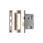 York 3 Lever Sash Lock 2 1/2" by M Marcus - Heritage Brass