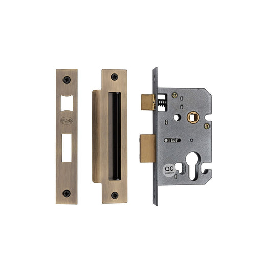 York Euro Profile Sashlock 2 1/2" by M Marcus - Heritage Brass