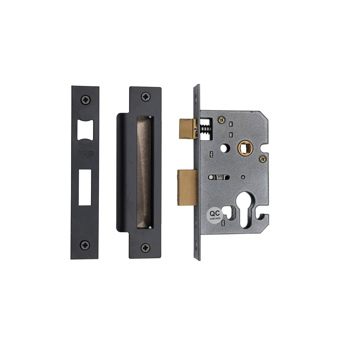 York Euro Profile Sashlock 2 1/2" by M Marcus - Heritage Brass