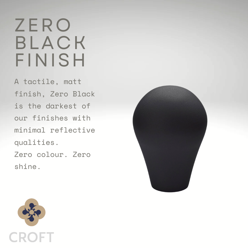 Croft - Reeded Ball Knob on Arched latch plate 6511L by Croft Ironmongery