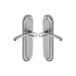 Ambassador Door Handle on Plate by M Marcus - Heritage Brass