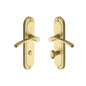 Ambassador Door Handle on Plate by M Marcus - Heritage Brass