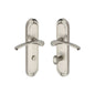 Ambassador Door Handle on Plate by M Marcus - Heritage Brass