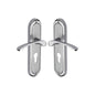 Ambassador Door Handle on Plate by M Marcus - Heritage Brass