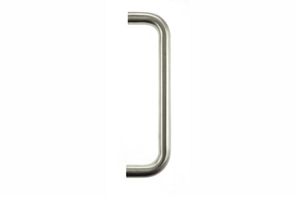 Atlantic D Pull Handle [Bolt Through] - Satin Stainless Steel - 600mm x 19mm