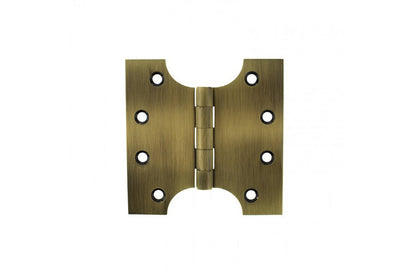 Atlantic (Solid Brass) Parliament Hinges - Antique Brass - 4" x 2" x 4mm