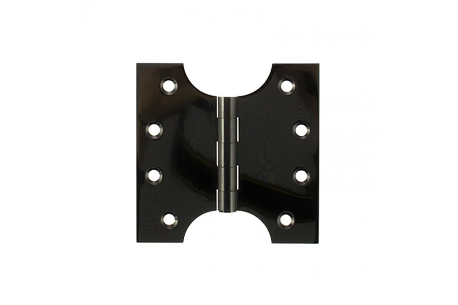 Atlantic (Solid Brass) Parliament Hinges - Black Nickel - 4" x 2" x 4mm