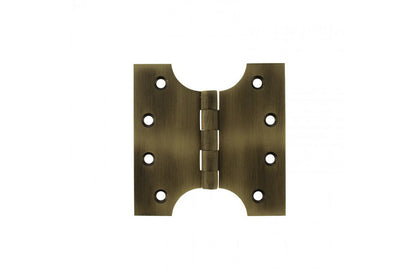 Atlantic (Solid Brass) Parliament Hinges - Matt Antique Brass - 4" x 2" x 4mm