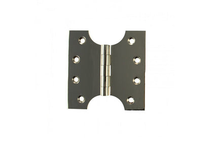 Atlantic (Solid Brass) Parliament Hinges - Polished Nickel - 4" x 2" x 4mm