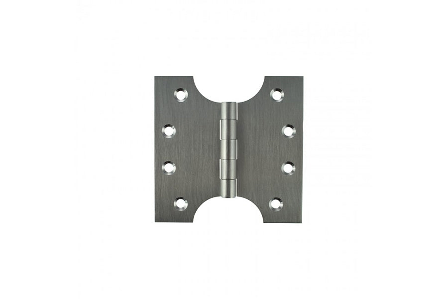 Atlantic (Solid Brass) Parliament Hinges - Satin Chrome - 4" x 2" x 4mm