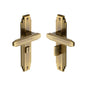 Astoria Door Handle on Plate by M Marcus - Heritage Brass