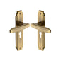 Astoria Door Handle on Plate by M Marcus - Heritage Brass