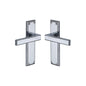 Atlantis Door Handle on Plate by M Marcus - Heritage Brass