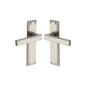 Atlantis Door Handle on Plate by M Marcus - Heritage Brass