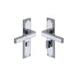 Atlantis Door Handle on Plate by M Marcus - Heritage Brass