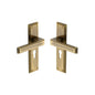 Atlantis Door Handle on Plate by M Marcus - Heritage Brass