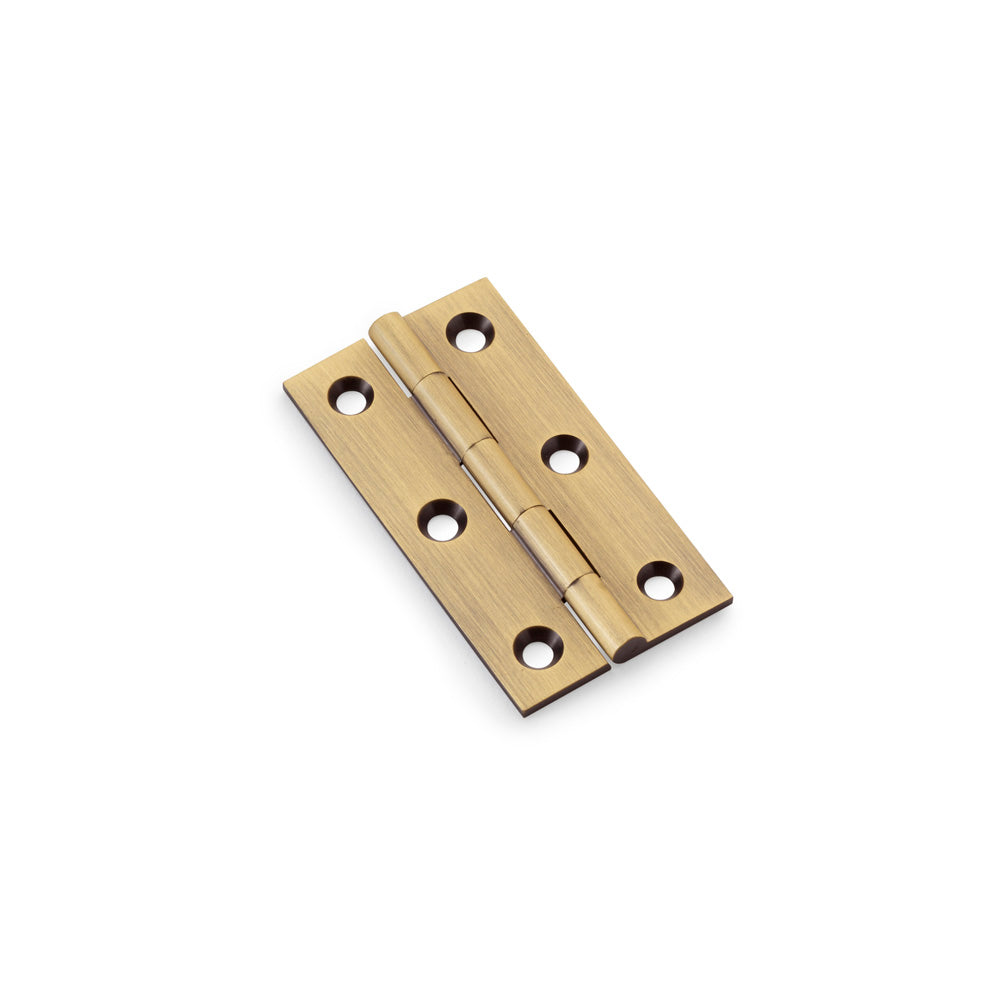Alexander & Wilks Heavy Pattern Solid Brass Cabinet Butt Hinge by Alexander & Wilks