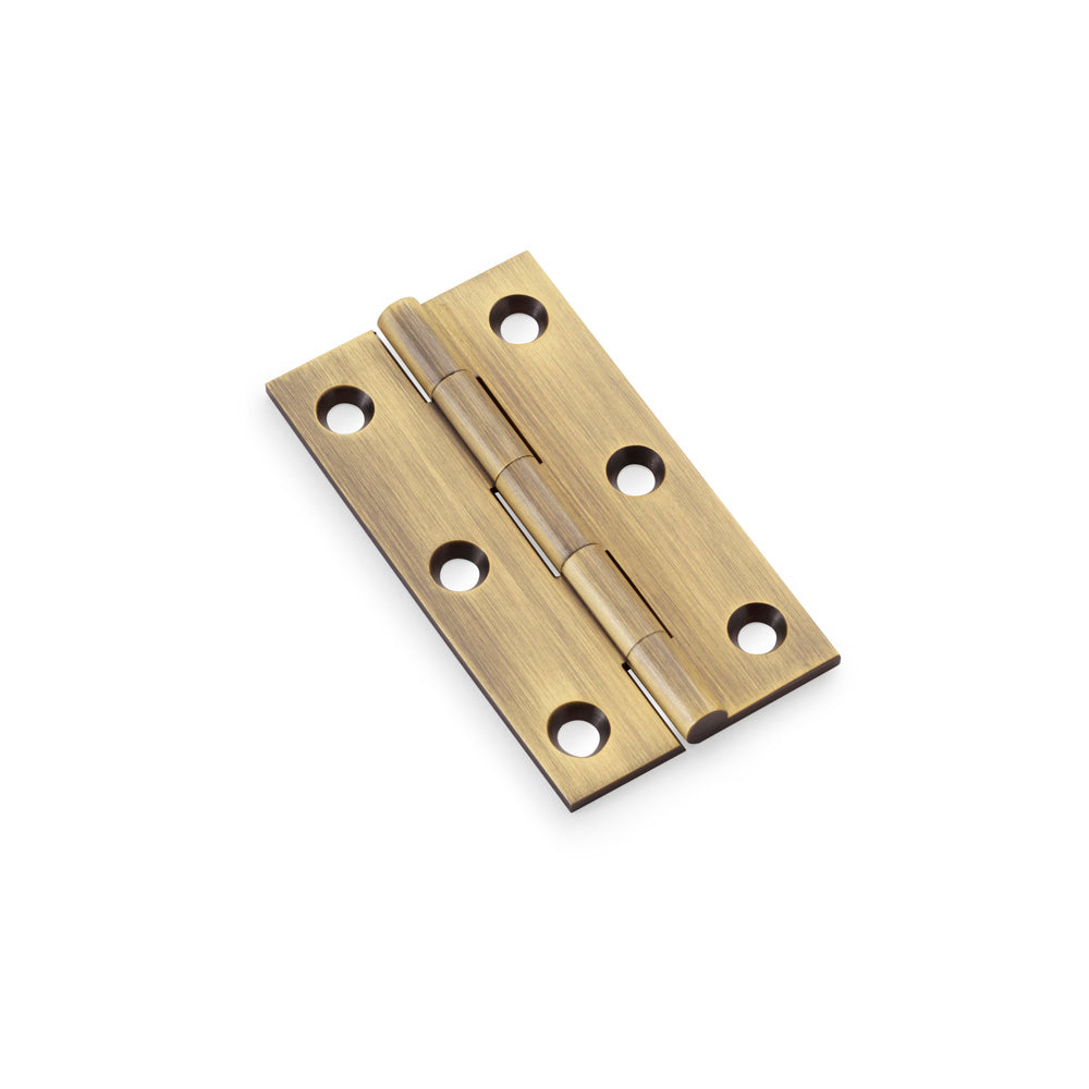 Alexander & Wilks Heavy Pattern Solid Brass Cabinet Butt Hinge by Alexander & Wilks